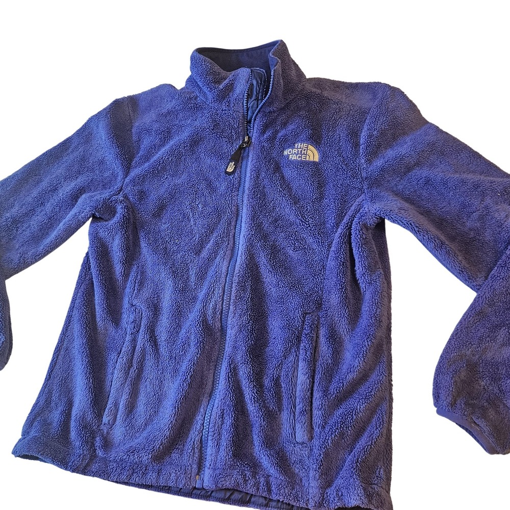 The North Face Fleece Jacket‎ Womens Small Purple Full Zip High Pile Outdoors